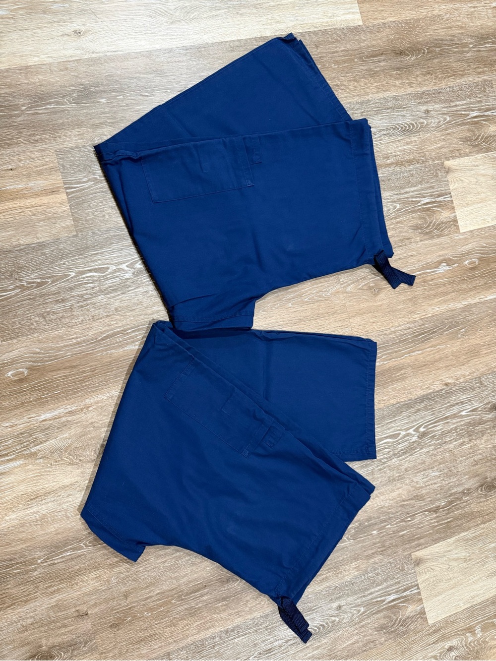 Cherokee Mens Navy Blue Drawstring Scrub Pants -Set of 2